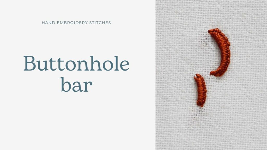 KnopflochBarStitchHandStickerei