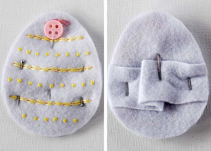 Assemble and pin napkin holders