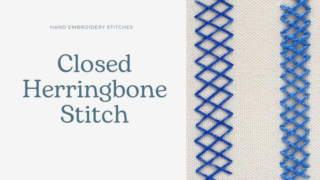 Geschlossener Herringbone-Stich