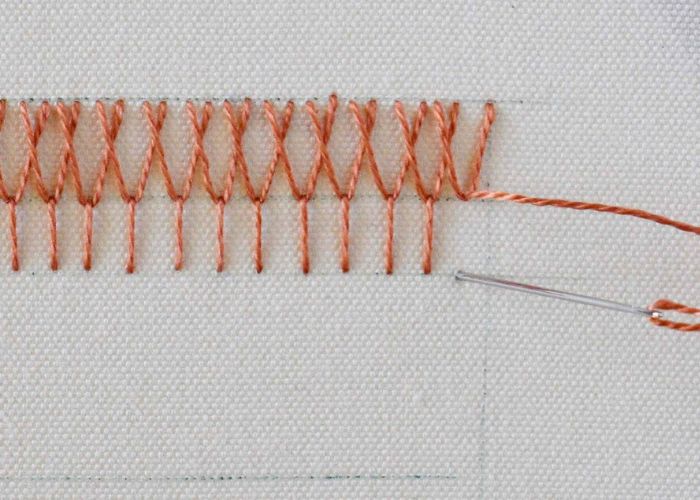 Geflochtener Fliegenstich Schritt 6