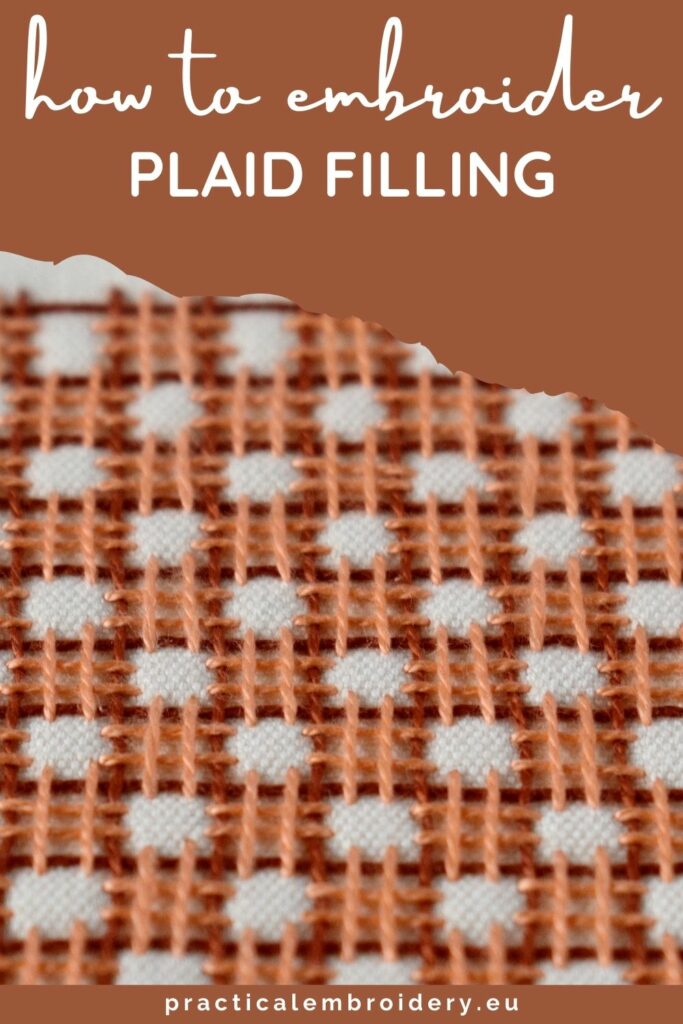 Plaid Filling Stitch Made Easy!