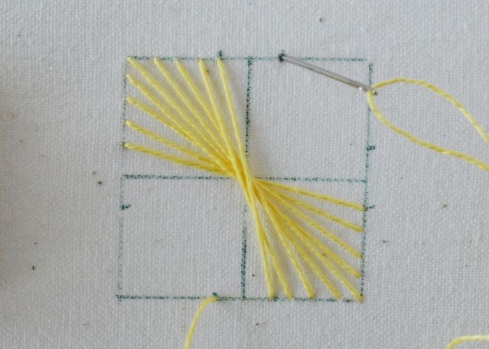 Kamal Kadai hand embroidery tutorial step 5 image